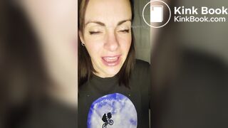 Girl's sexy long tongue 34