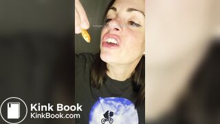 Girl's sexy long tongue 34