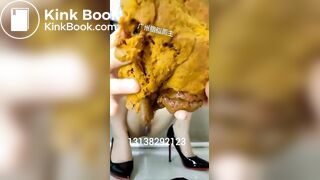 Chinese Girl Pooping